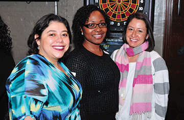 Jimena Cubillos, Fatimat Reid and Maria Reed. 